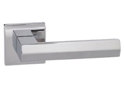 Atlantic Senza Pari Davoli Polished Chrome Door Handles - SP-216-CP (sold in pairs)