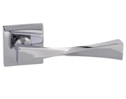 Atlantic Senza Pari Guido Polished Chrome Door Handles - SP-190-CP (sold in pairs)