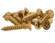 Carlisle Brass Screw Pack For HDPBW61 4 Inch Hinges, Polished Brass - SPB10