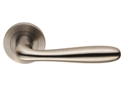 Eurospec Peninsula Satin Stainless Steel Door Handles - SWL1127 (sold in pairs)