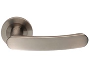 Eurospec Berlino DDA Compliant Satin Stainless Steel Solid Door Handles - SWL1132 (sold in pairs)
