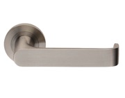 Eurospec Zurigo DDA Compliant Satin Stainless Steel Solid Door Handles - SWL1133 (sold in pairs)