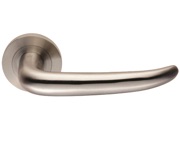 Eurospec Luenza DDA Compliant Satin Stainless Steel Door Handles - SWL1135 (sold in pairs)