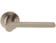 Eurospec Lubecca Satin Stainless Steel Door Handles - SWL1161 (sold in pairs)