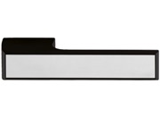 Atlantic Tupai Versaline Tobar Designer Door Handles On Rectangular Rose, Matt Black - T3089LMB (sold in pairs)
