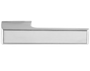 Atlantic Tupai Versaline Tobar Designer Door Handles On Rectangular Rose, Satin Chrome - T3089LSC (sold in pairs)