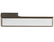 Atlantic Tupai Versaline Tobar Designer Door Handles On Rectangular Rose, Titanium - T3089LTT (sold in pairs)