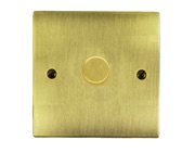 M Marcus Electrical Elite Flat Plate 1 Gang Dimmer Switch, Antique Brass, 250 Watts OR 400 Watts - T91.971