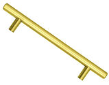 Zoo Hardware Top Drawer Fittings T Bar Cabinet Handle (Multiple Sizes), Brushed Gold - TDFPT-96-156BG