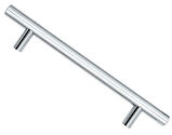 Zoo Hardware Top Drawer Fittings T Bar Cabinet Handle (Multiple Sizes), Polished Chrome - TDFPT-96-156CP