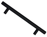Zoo Hardware Top Drawer Fittings T Bar Cabinet Handle (Multiple Sizes), Matt Black - TDFPT-96-156MB