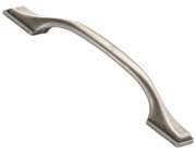 Heritage Brass Luca Cabinet Pull Handle (96mm OR 128mm C/C), Distressed Pewter - TK5090-096-DPW