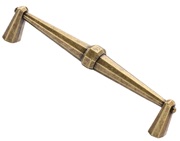 Heritage Brass Octagonal Cabinet Pull Handle (160mm C/C), Distressed Brass - TK5231-160-DBS