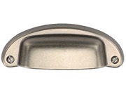 Heritage Brass Classic Drawer Cup Pull Handle (32mm C/C), Distressed Pewter - TK5332-032-DPW