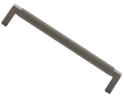 Heritage Brass Paxton Cabinet Pull Handle (160mm OR 320mm C/C), Grey Silk Touch - TK5191-160-STG