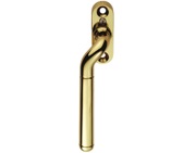 Carlisle Brass Cranked Locking Espagnolette Handle (Left OR Right Hand), Polished Brass - V1008