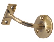 Heritage Brass Handrail Bracket (64mm OR 76mm), Polished Brass - V1030-PB