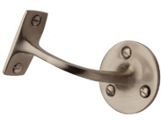 Heritage Brass Handrail Bracket (64mm OR 76mm), Satin Nickel - V1030-SN