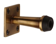 Heritage Brass Wall Mounted Door Stop (64mm OR 76mm), Antique Brass - V1190-AT