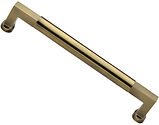 Heritage Brass Bauhaus Design Pull Handle (305mm OR 457mm c/c), Antique Brass - V1312 330-AT