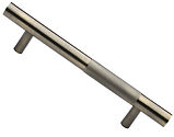 Heritage Brass Bar Knurled Pull Handle (203mm OR 355mm c/c), Antique Brass - V1365 305-AT