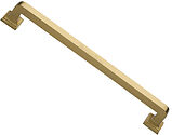 Heritage Brass Square Vintage Design Pull Handle (305mm OR 457mm c/c), Satin Brass - V1964 338-SB