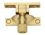 Heritage Brass Narrow Brighton Sash Fastener (56mm x 12mm), Satin Brass - V2054-SB