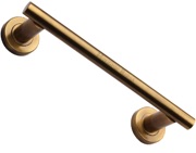 Heritage Brass Pull Handle On Rose (223mm, 280mm OR 432mm c/c), Antique Brass - V2057-AT