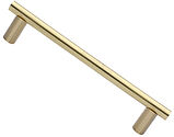 Heritage Brass 19mm Bar Design Pull Handle (280mm OR 432mm c/c), Satin Brass - V2059 336-SB