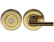 Heritage Brass Disabled Turn Round 53mm Diameter Turn & Release, Polished Brass - V4044-PB