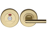 Heritage Brass Disabled Indicator & Turn Round 53mm Diameter Turn & Release, Satin Brass - V4048-SB