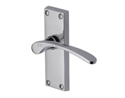Heritage Brass Sophia Short Polished Chrome Door Handles - V4140-PC (sold in pairs)