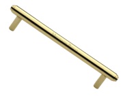 Heritage Brass Step Design Cabinet Pull Handle (96mm, 128mm OR 160mm C/C), Polished Brass - V4410-PB