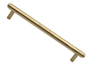 Heritage Brass Step Design Cabinet Pull Handle (96mm, 128mm OR 160mm C/C), Satin Brass - V4410-SB