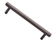 Heritage Brass Hexagonal Profile Cabinet Pull Handle (96mm, 128mm OR 160mm C/C), Matt Bronze - V4422-MB