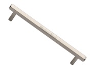 Heritage Brass Hexagonal Profile Cabinet Pull Handle (96mm, 128mm OR 160mm C/C), Satin Nickel - V4422-SN