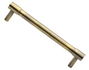 Heritage Brass Phoenix Cabinet Pull Handle (96mm, 128mm OR 160mm C/C), Antique Brass - V4434-AT