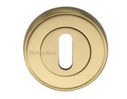 Heritage Brass Standard Key Escutcheon, Satin Brass - V5000-SB