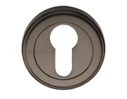 Heritage Brass Euro Profile Key Escutcheon, Matt Bronze - V5020-MB