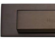 Heritage Brass Gravity Flap Letter Plate (280mm x 80mm), Matt Bronze - V842-MB