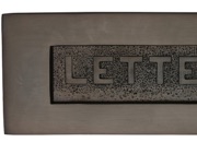 Heritage Brass Letters Embossed Letter Plate (254mm x 101mm), Matt Bronze - V845-MB