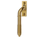 Heritage Brass Left or Right Handed Locking Reeded Espagnolette Handle, Satin Brass - V895L-SB