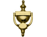 Heritage Brass Urn Door Knocker (195mm x 100mm), Unlacquered Brass - V910 195-ULB