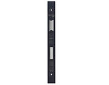 Zoo Hardware Face Plate And Strike Plate Accessory Pack For Din Lock, Powder Coated Black - VDL7855-PCB