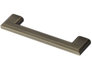 M Marcus Binary Industrial Cabinet Pull Handle (128mm C/C), Distressed Brass - VF086 128-DB