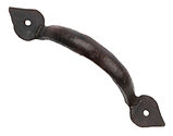 Frelan Hardware Valley Forge Tear Cabinet Pull Handle (130mm x 34mm OR 185mm x 50mm), Beeswax - VFX52A