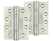 Zoo Hardware Vier Precision 4 Inch Grade 14 High Performance Hinge, Polished Stainless Steel - VHP243PS (sold in pairs)