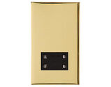 M Marcus Electrical Winchester Shaver Socket Dual Output 110/240V, Polished Brass - W01.285.BK