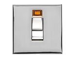 M Marcus Electrical Winchester 45 Amp Cooker Switch With Neon, Polished Chrome - W02.263.PCBK