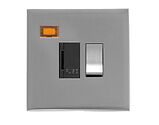 M Marcus Electrical Winchester Single 13 AMP Fused Switched Spur With Neon, Satin Chrome - W03.236.SCBK
